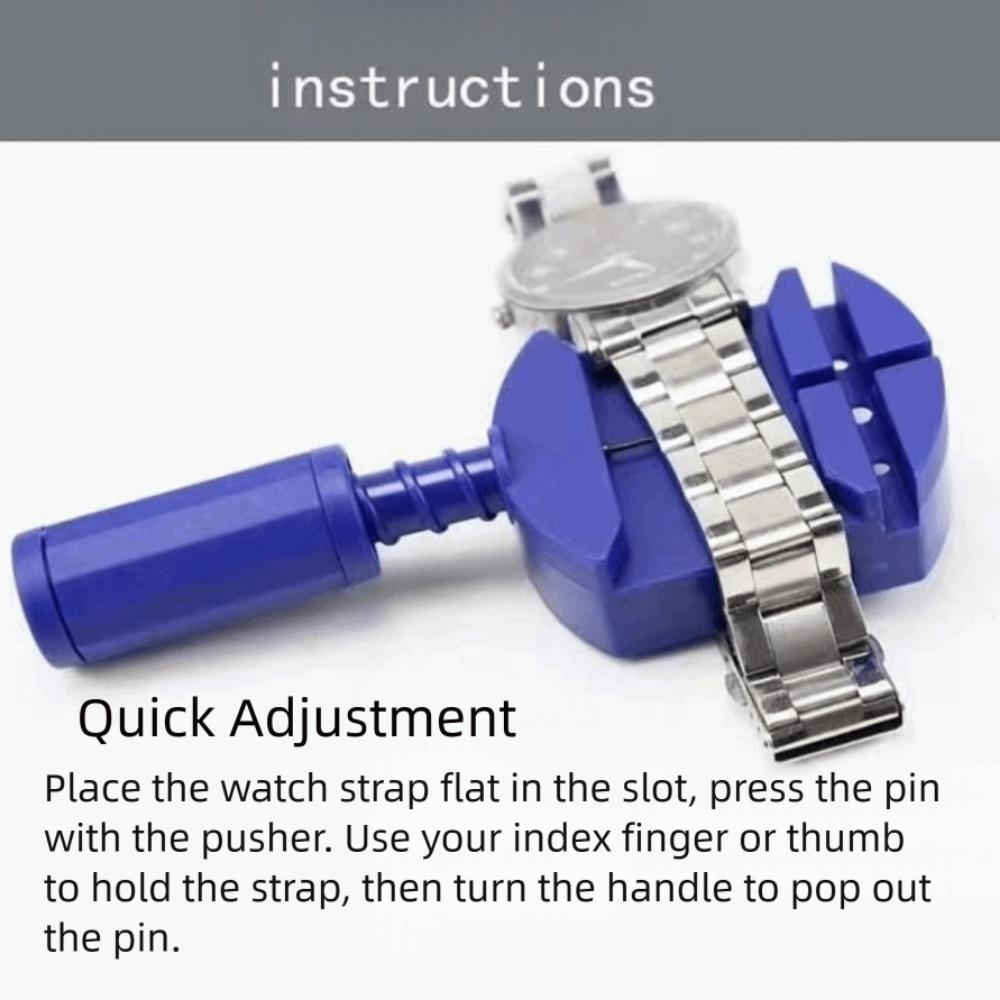 52Pcs/set Pin Extraction Strap Chain Pin Remover Watch Band Strap Adjustment Strap Maintenance
