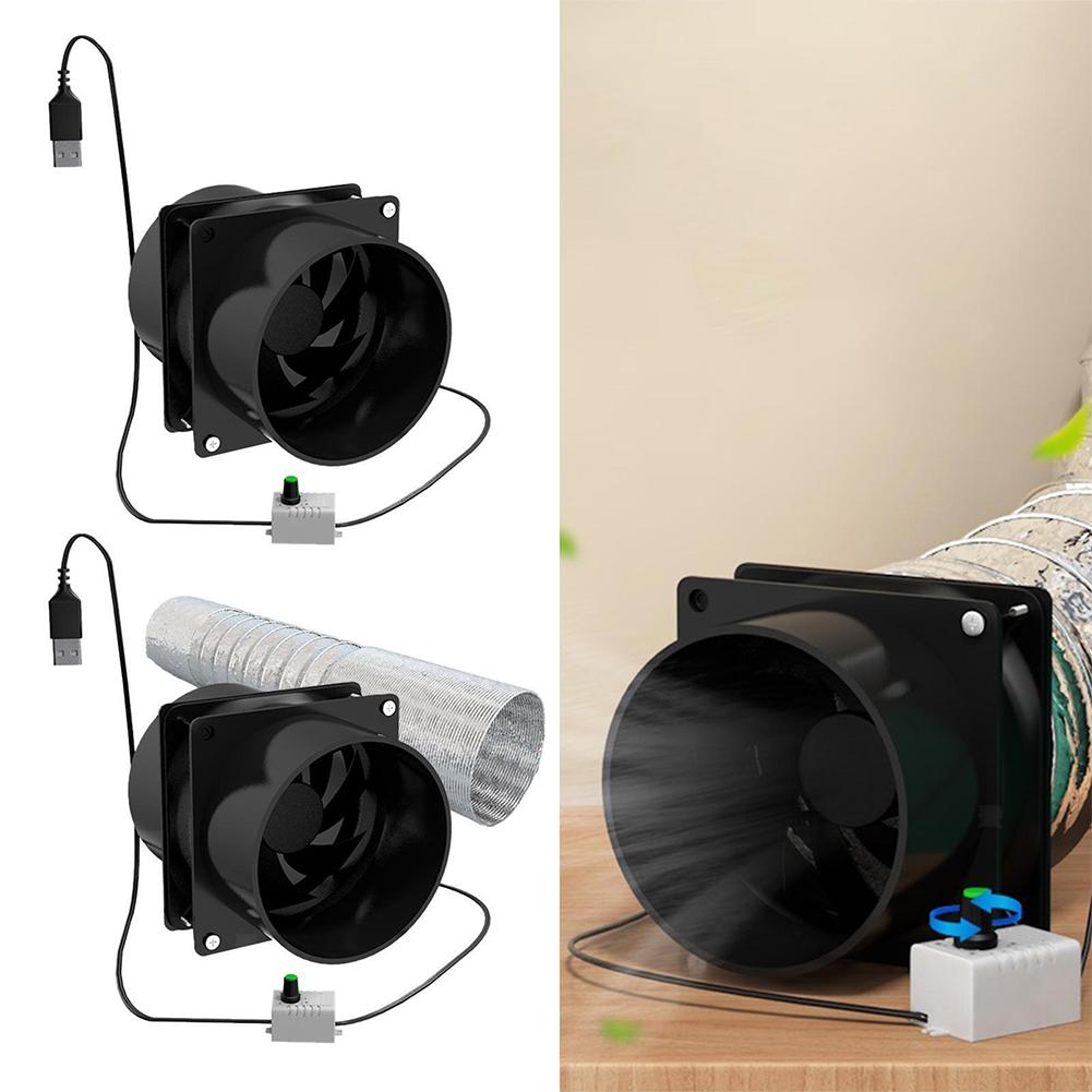 Home Kitchen Speed Regulating Duct Exhaust Air Ventilation Fan Sheds Noiseless Home Improvement Indoor Exhaust Accessories