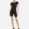 Nike T Shirts Women's Black Crew Neck Moderate Straight Fit DD0589-010