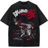 Anime Fighting Spirit Makunouchi Ippo Graphic T Shirt Men Short Sleeve Clothing Casual Tshirt Washed Cotton Tee Harajuku Tshirt