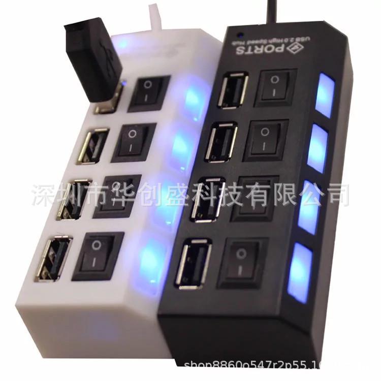 High-Speed 4-Port USB 2.0 Hub with Independent Switches