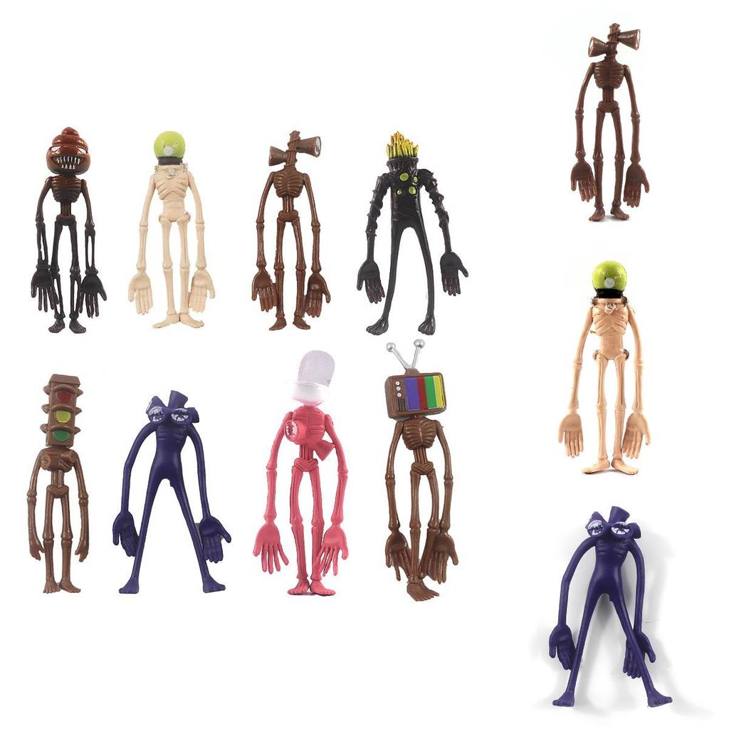 Siren Head Pvc Miniatures 8 Pcs Figures For Boys And Girls Collection
