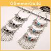 Ethnic Style Multi Layer Design Simulation Gemstone Decoration Women Necklace For Trendy Fashion Enthusiasts