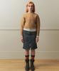 Tobaseu Hazzi Crop Raglan Knit Top (Melange Brown)
