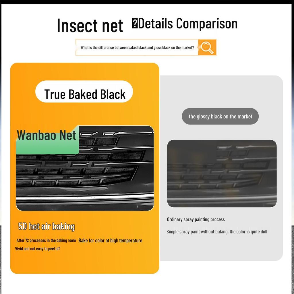 Toyota Avalon Front Grille Anti-Insect Net & Decorative Strip