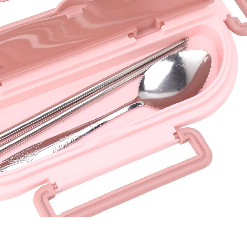 4 Compartments Lunch Storage Container 304 Stainless Steel Thermal Lunch Box  For Picnics