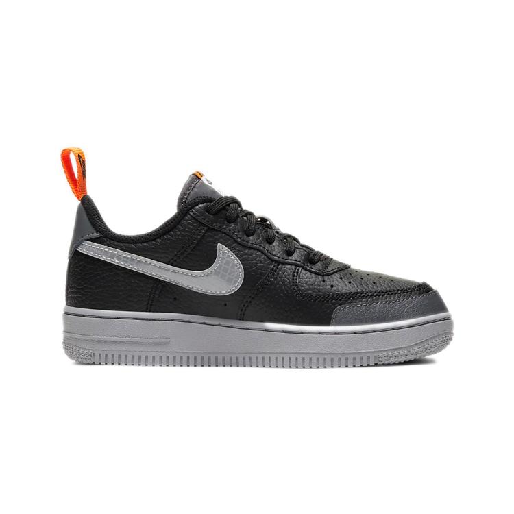 Nike Air Force 1 LV8 2 Low Top Skateboard Shoes Black Children Aged 3 7 Years Old CK0829-001