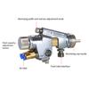 WA-200-152P 1.5mm Automatic Paint Sprayer Industrial Spraying Tool Pressure Feed Auto-spraying Oil