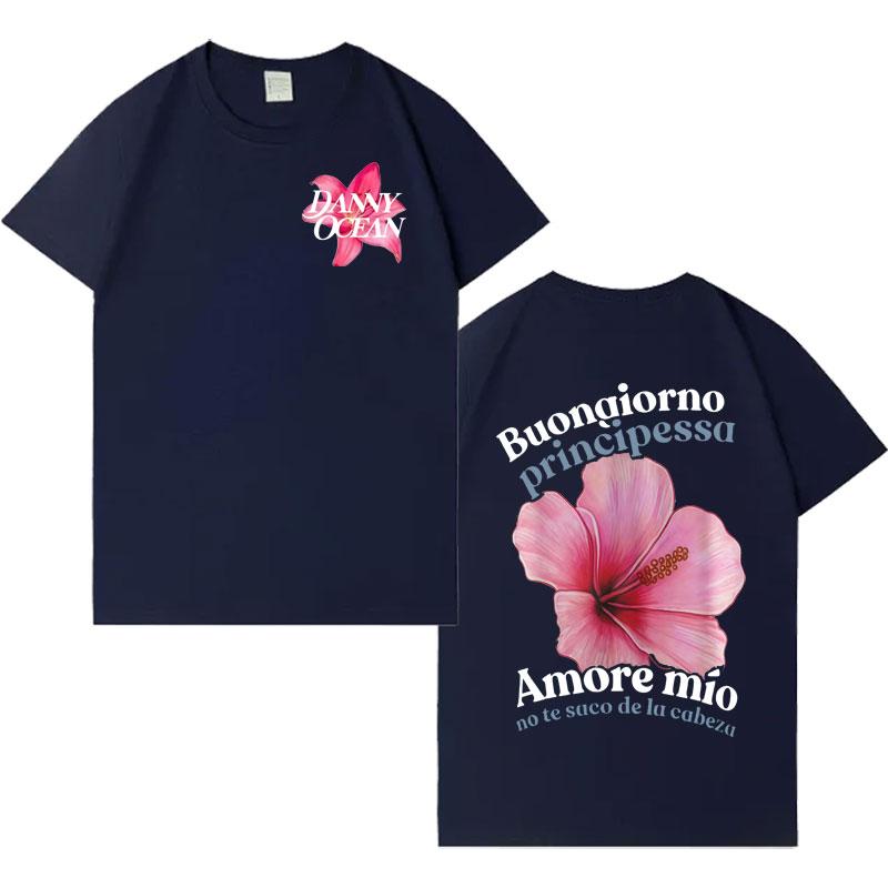 

Rapper Danny Ocean Double Sided Graphic Tshirt Men Women Aesthetic Casual Loose High Street Oversized Short Sleeve Fans Gift S