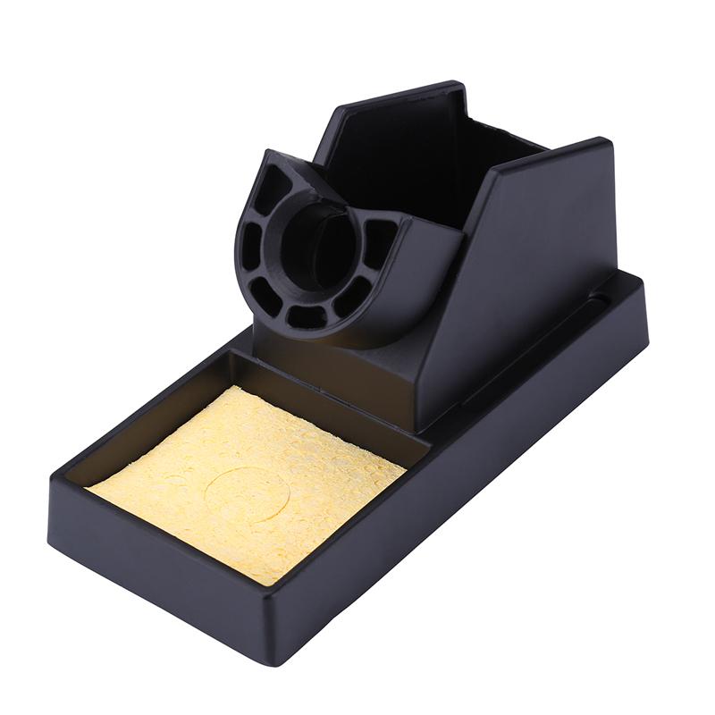 Aluminum Alloy Electric Soldering Iron Stand Holder With Cleaning Sponge for 936 Soldering Station Welding Tools Accessories
