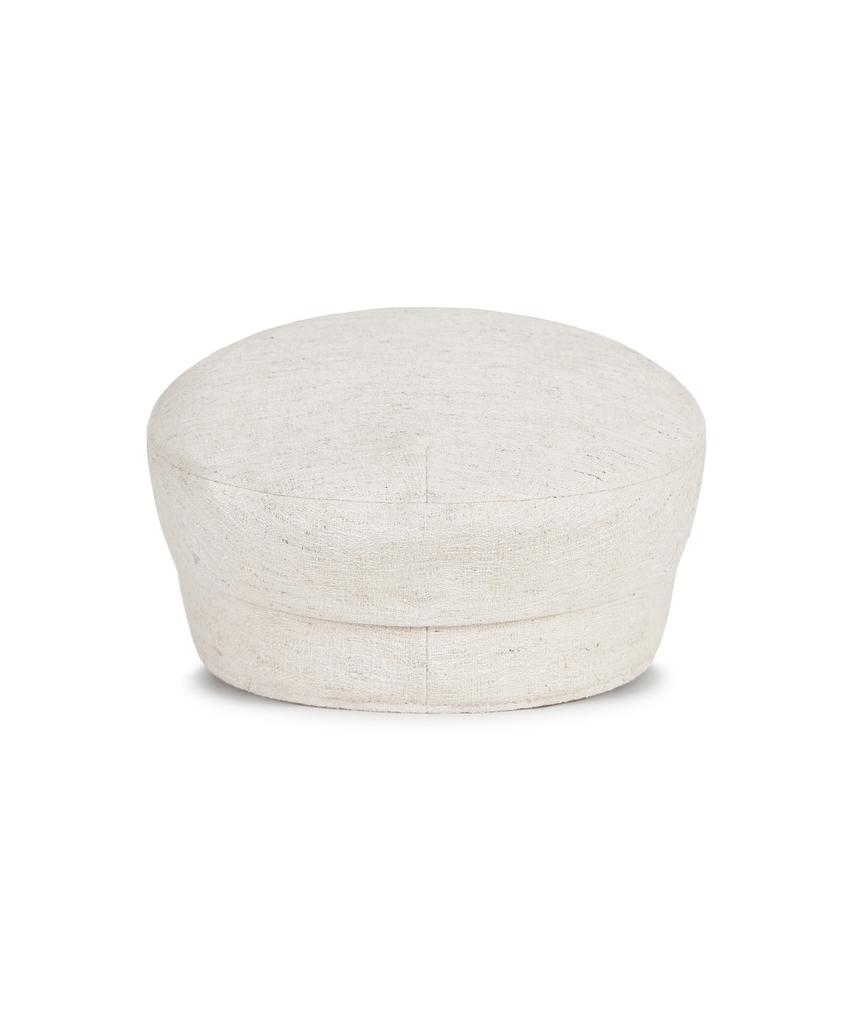 Bajal Va Curved Studded Sailor Cap Cream