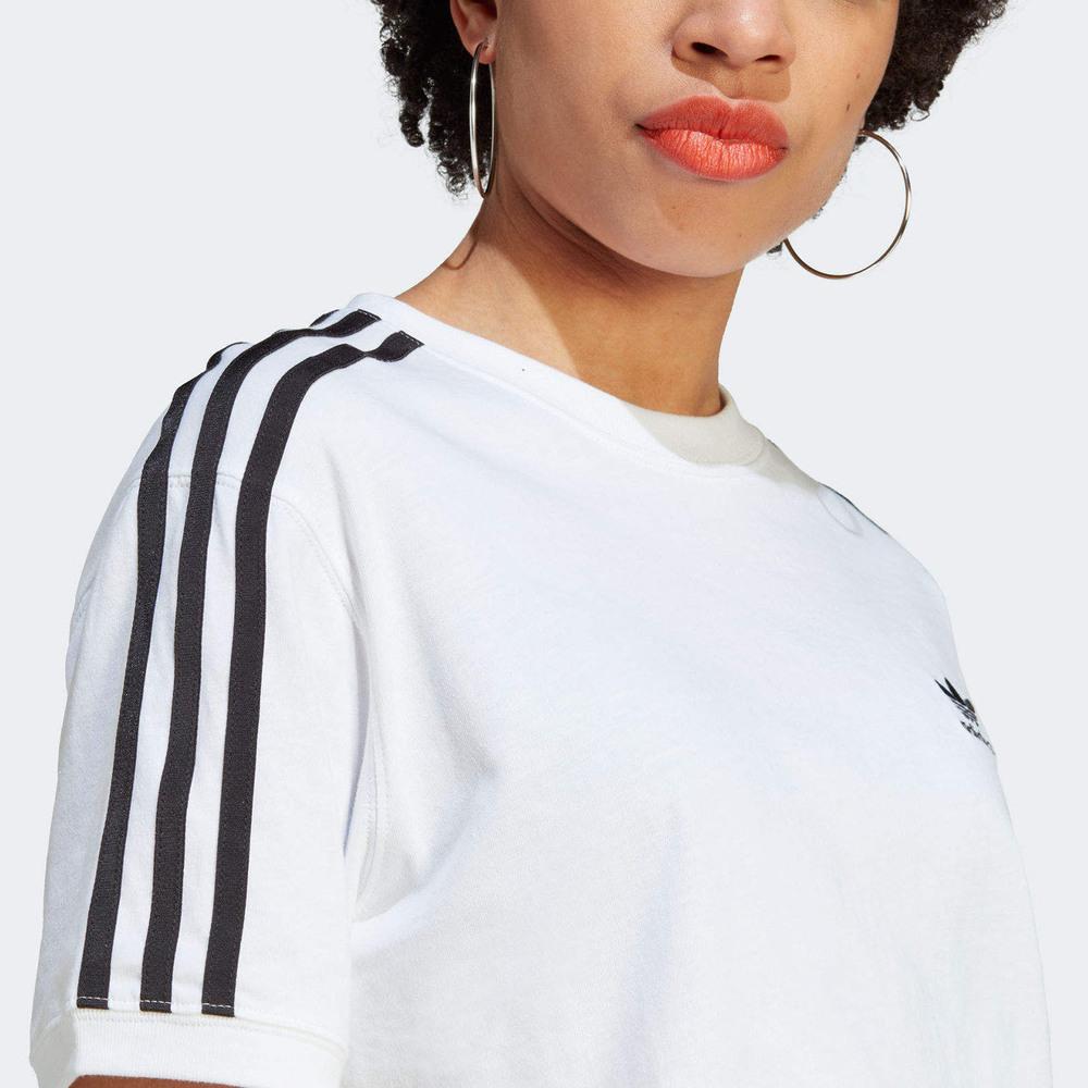 Adidas Originals Casual Round Neck Short Sleeve T-Shirt Women Tops White IK4050