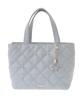 Tote Bag with Star Grayish 08000645200 Women's 2-Way Charm, Blue,