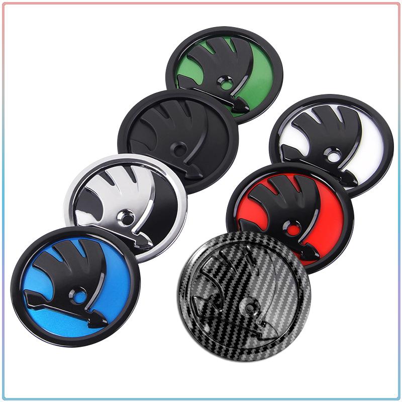 1 ks 80/90/100MM Logo auta Přední kapota Zadní víko kufru Znak Auto styling Pro Skoda Octavia MK2 MK1 2 3 A5 A7 A8 Fabia Karoq Superb Rapid Kamiq Scala