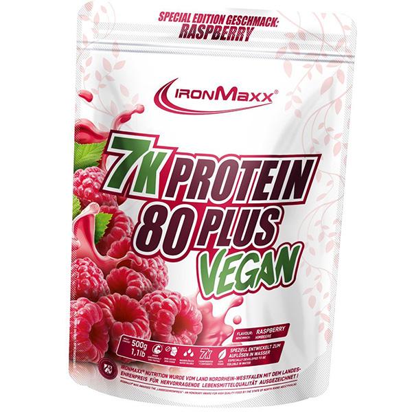

Рослинний Протеїн для веганів, 7K Protein 80 Plus Vegan, IronMaxx 500г Малина (29083019) 500g Raspberry