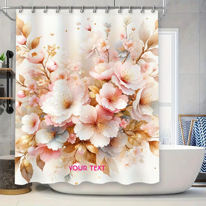 

Black White Zebra Print Bubble Gum Shower Curtain Home Decor, Bathroom Accessories W60H190(CM)-1 Pcs