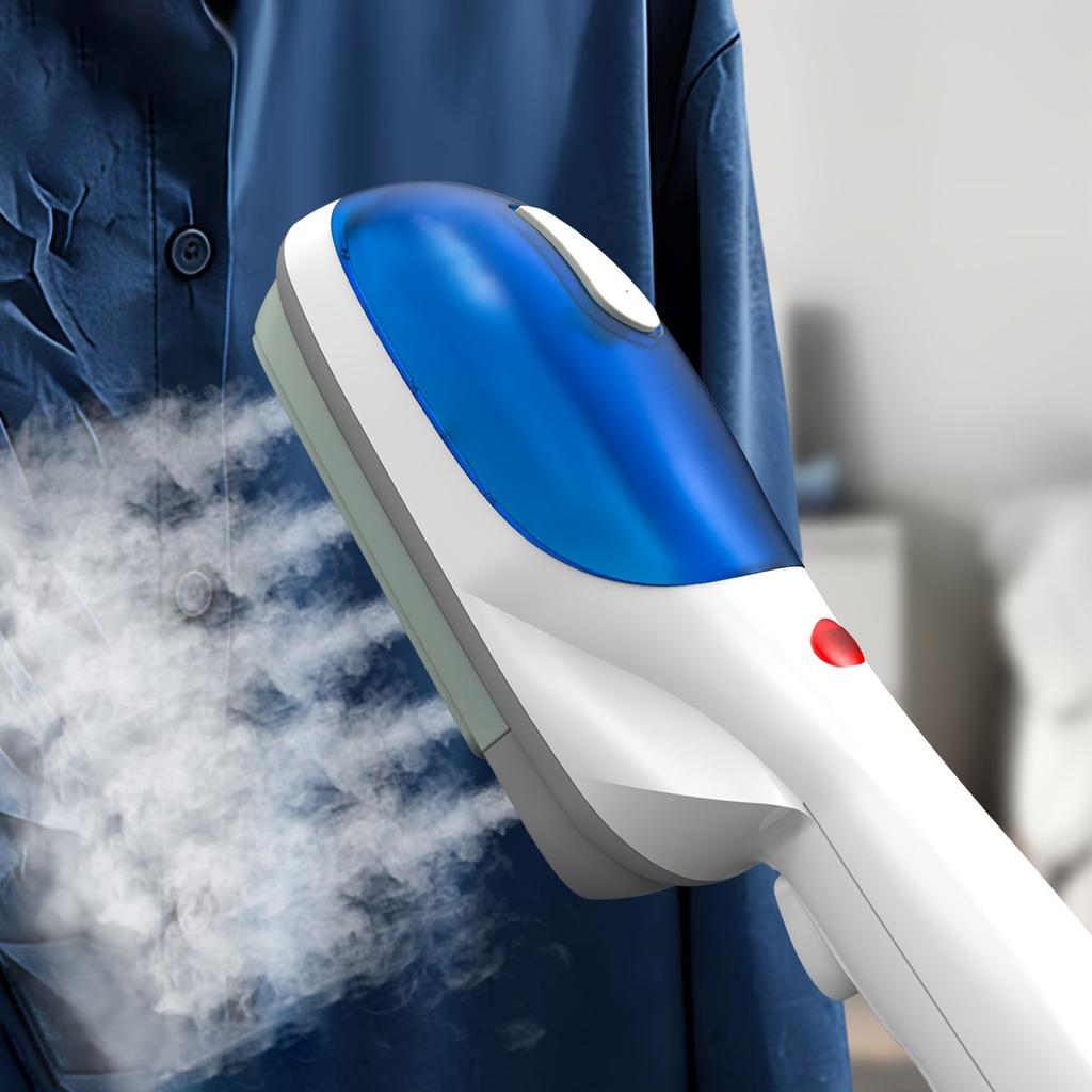 Handheld Steam Iron Portable Steam Wrinkle Remover for Home Office and Travel with Efficient Heating Garment Steamer