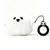 Ginhkok Compatible with Airpods Pro Ghost Earphone Silicone Protective Case for Charges While Cute 3D Cartoon Design with Portable and Unisex 2, Case,
