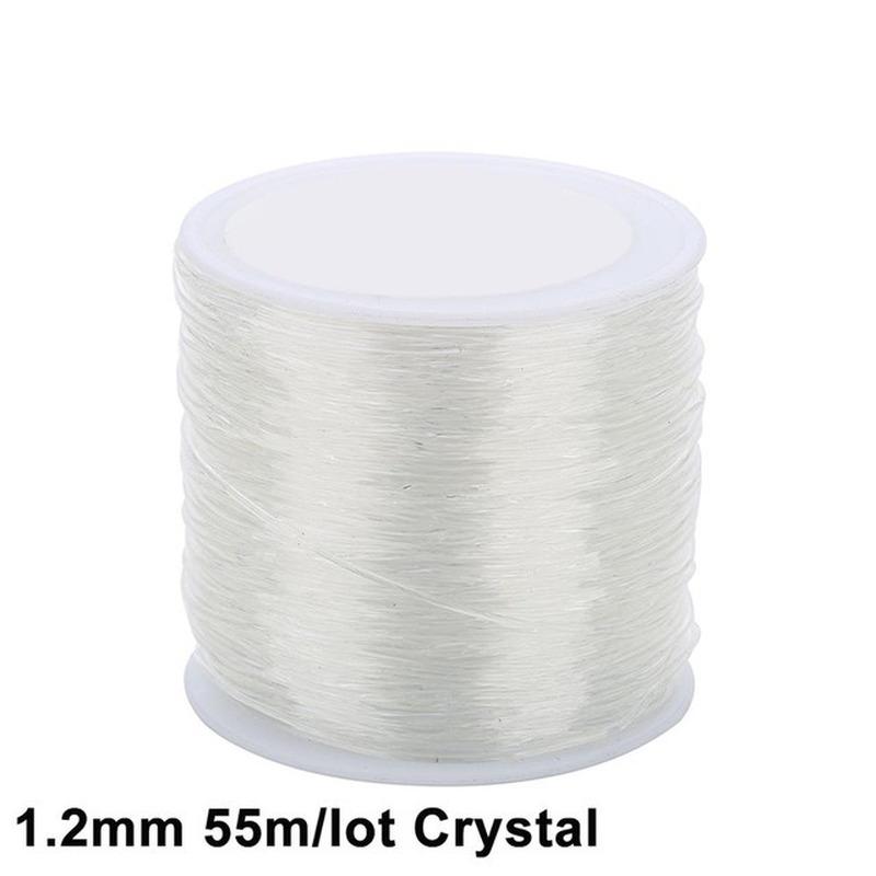 100M/Roll Plastic Crystal DIY Beading Stretch Cords Elastic Line Jewelry Making Supply Wire String Jeweleri Thread String Thread