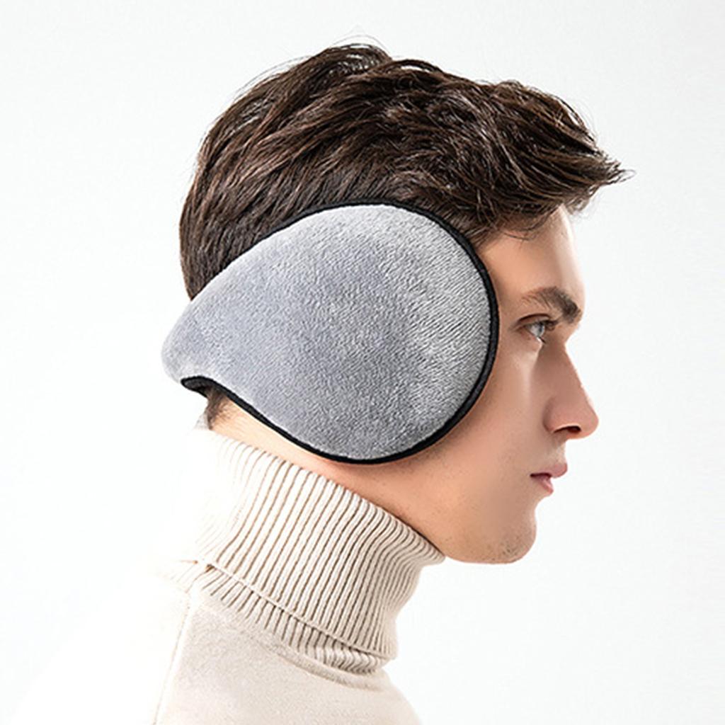 Winter Warm Earmuffs Windproof Ear Covers for Adult Men Women Thickened Plush Ear Protectors Outdoor Cycling Ear Muffs