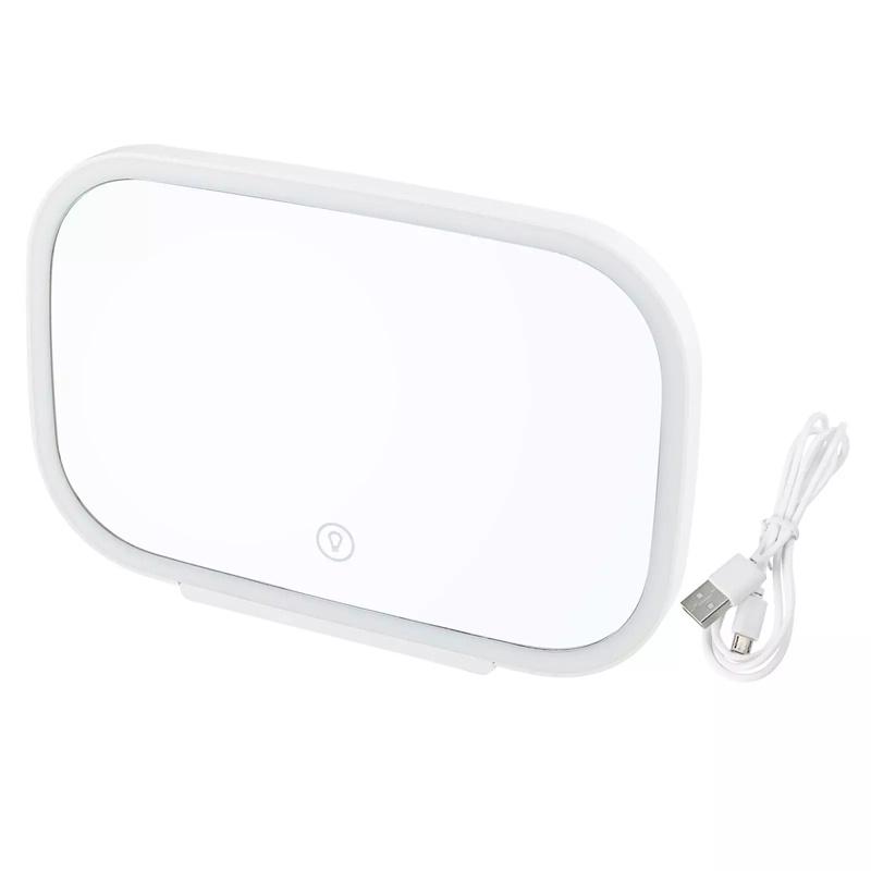 

Универсальный автомобильный солнцезащитный козырек зеркало с регулируемой яркостью светодиодное автомобильное зеркало для макияжа светодиодная подсветка автомобильное внутреннее зеркало заднего вида со светодиодной подсветкой белый