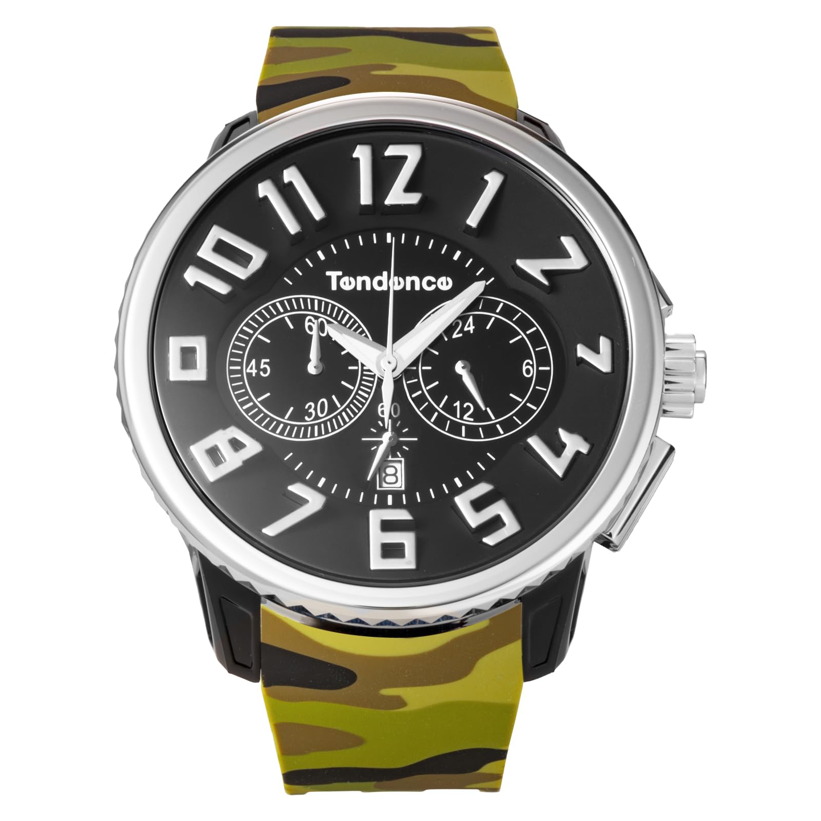 

Чоловічий годинник Gulliver Round Chrono Green [Tendence] TG046013-GRECM-AM [Артикул] чорний