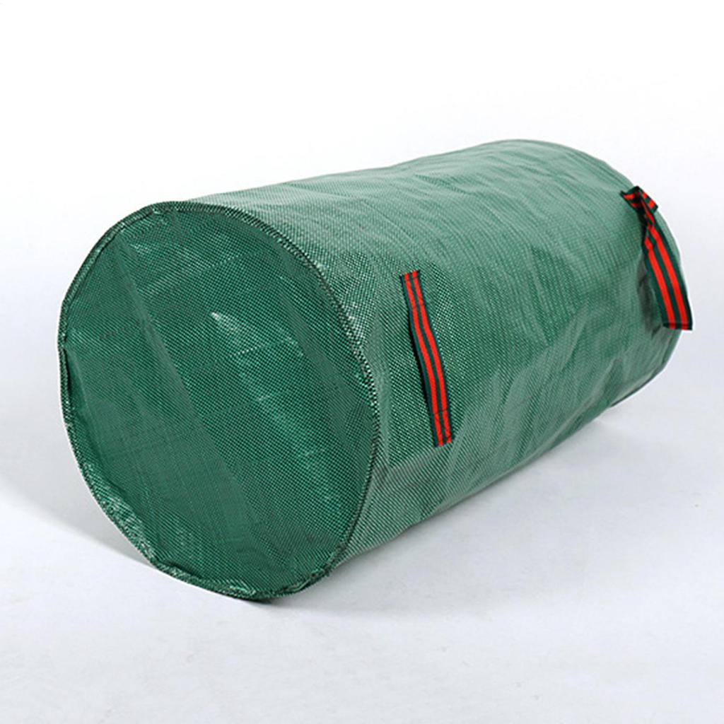 Yard Debris Bags With Reinforced Handles 500L/132gallon Reusable Garden Waste Bags Heavy-Duty Grass Containers
