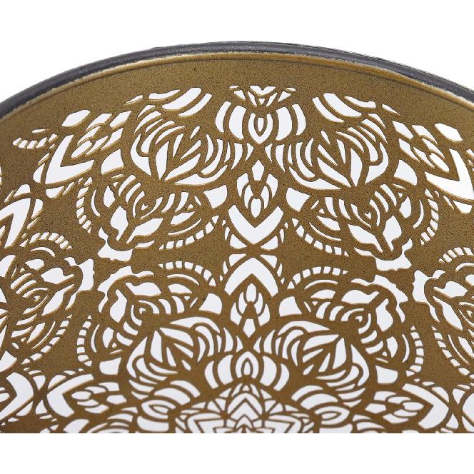 HYWHUYANG Lamp Shade, Hollow Carving Lamp Shade, Metal Cylindrical Circular Lamp Shade, Detachable Decorative Nightstand Lamp, E27 E26 Lamp Shade,