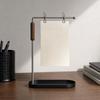 Menu Display Stand with Tray Freestanding Photo Rack Metal Clips