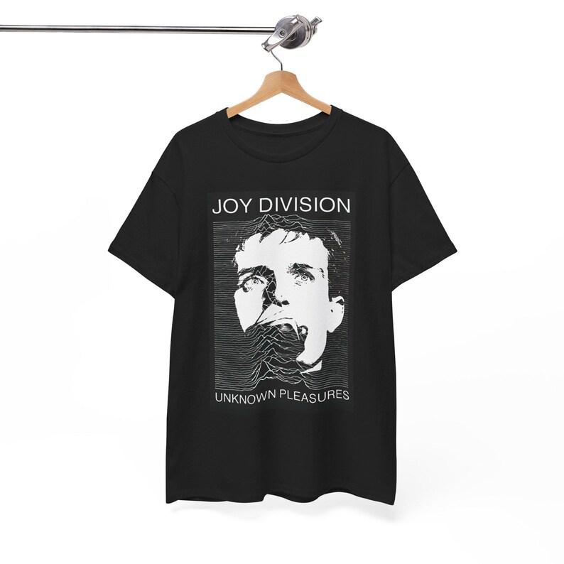 Modna koszulka na lato 2026 Mężczyźni Kobiety Vintage Top Joy Division _ian Curtis & Unknown Pleasures_ T-shirt _ Post-punkowa Koszulka Graficzna