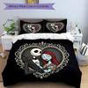 3pcs Love Moonlight Bedding,Quilt Set Quilt Cover Pillowcase Home Birthday Gift (1 * Duvet Cover + 2 * Pillowcase) B729017
