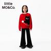 Little MO&Co. Kids' Cat Print Pullover Sweater
