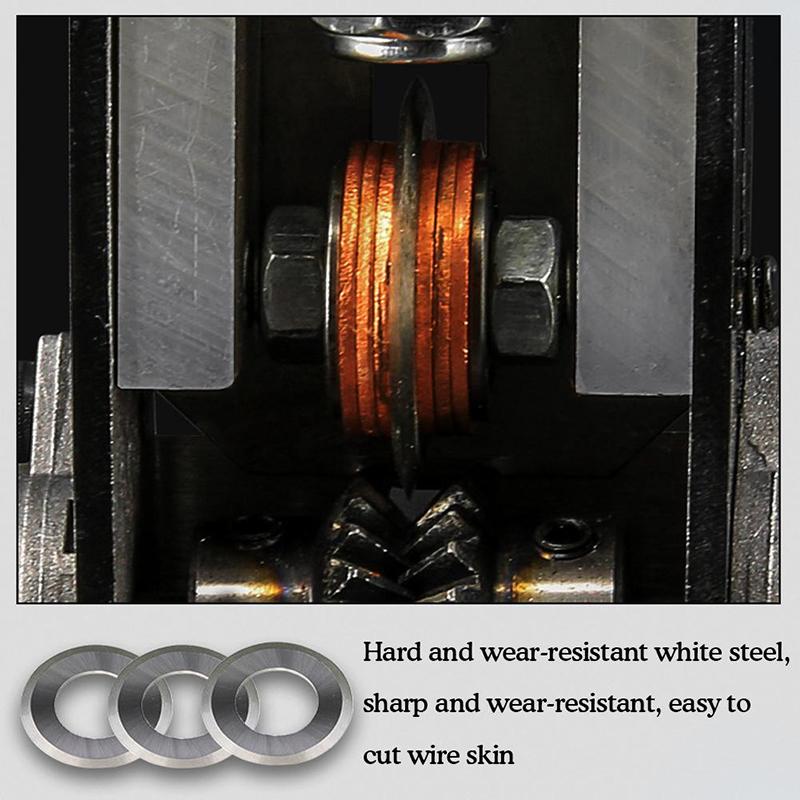 Χειροκίνητη Μηχανή Απογύμνωσης Καλωδίων Ανακύκλωση Απορριμμάτων Χάλκινων Καλωδίων Κράμα Χάλυβα Απογύμνωση Καλωδίων