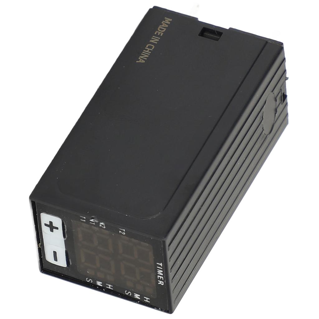 Delay Time Relay 0.1S?99H Range Digital LED Display High Temperature Resistant 24V DC Cycle Timer