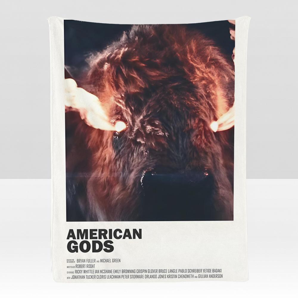 fantasy A-American G-Gods Throw Soft Flannel Blanket for Bed Bedroom Sofa Picnic Throw Skin-friendly Breathable Gift Cover