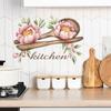 Colher de Pau Criativa Flor Slogan Inglês Cozinha, Sala de Jantar Embelezamento de Fundo para Casa Adesivos de Parede