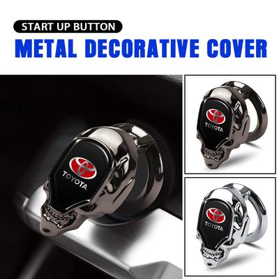 Engine Ignition Start Stop Push Button Switch Cover Trim 3D Sticker For GR Sport Gazoo Racing Yaris 86 Corolla Hilux C-HR