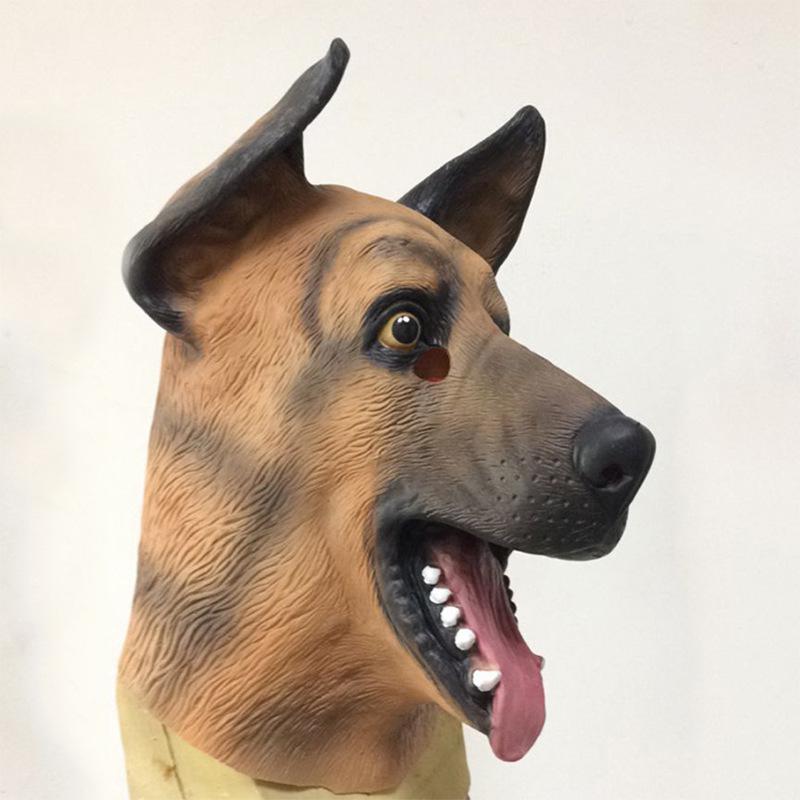 Animal Head Masks: Gorilla, Pig, Leopard, Tiger, Elephant, Fox, Horse, Rooster - Latex Variety