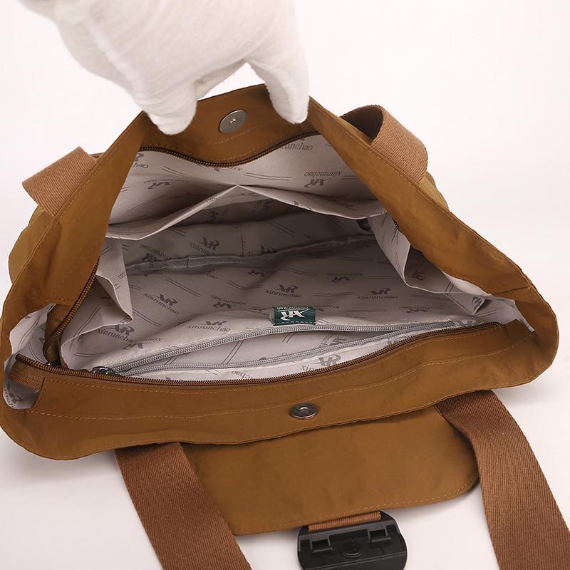 Multifunctional Nylon Bag Women's Lightweight Large Capacity Shoulder Tote Bag Multifunctional Backpack