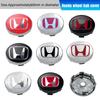 56/60MM Nakładka na środek piasty koła samochodowego Emblemat z logo Naklejki Naklejki na opony Do Honda Civic City Accord Odyssey CRV Hrv Jazz CBR VTX CUK1