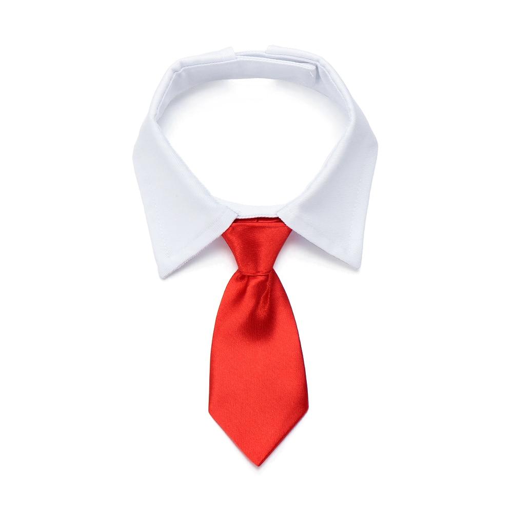 Pet Dog Cat Formal Necktie Tuxedo Bow Tie Black and Red Collar for Dog Cat Pet Accessories Suit for Small Medium Dogs and Cats