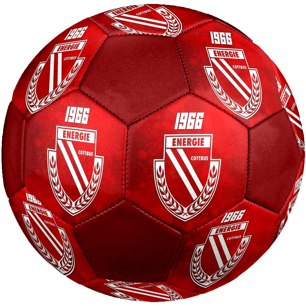 Energie Cottbus logo size5 Soccer Ball, colorful, suitable for all ages, machine-stitched, PVC material, competition grade,durable and high bounce