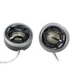 1 Par 2in 150W Tweeter de Carro Alto-Falante Alta Fidelidade Domo de Seda Automotivo Alto-Falante de Agudos
