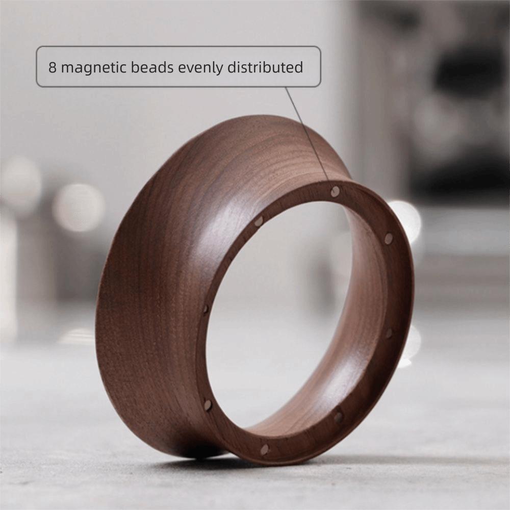 Wood Coffee Dosing Ring 51/53/58mm Coffee Powder Ring Portafilter Coffee Catcher Ring  Barista