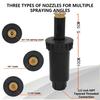 Garden Sprayer Nozzle Copper 360 Degree Rotatable Automatic for Garden Courtyards Irrigation Watering Tool Sprinkler Head