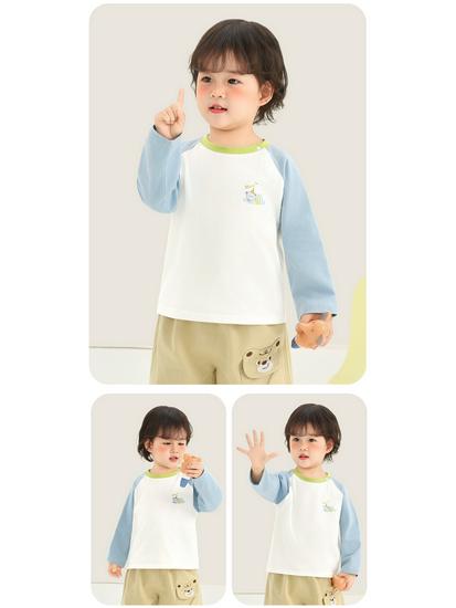 Kaka Panda Kids' Long-Sleeve T-Shirt: Spring/Autumn Essentials for Boys, Girls & Toddlers