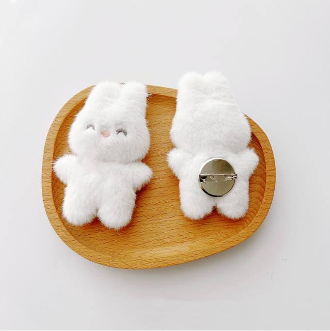 Brooch - Plush Fabric Brooch Pin for Women and Girls One Size