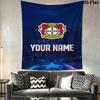 Custom Bayer Leverkusen Wall Hanging Printed Fabric Blanket Decorative Tapestries for Bedroom Living Room Home Decor