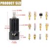 Universal Car Wash Water Guns Attachments High Impact Nozzle Quick Connect Fittings Auto Detailing Kit