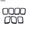 Accessories For Jeep Compass 2017 2018   Front Upper Bumper Grille Racing Grill Cover Trim Decoration Frame Car Styling